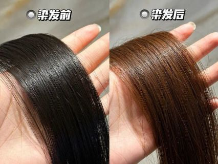 Chestnut brown hair in sunlight - warm golden-brown tones, flatters all skin tones including warm complexions