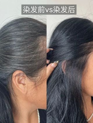 5 key benefits: covers gray, unisex, nourishes hair, scalp-safe, easy to use - product feature icons