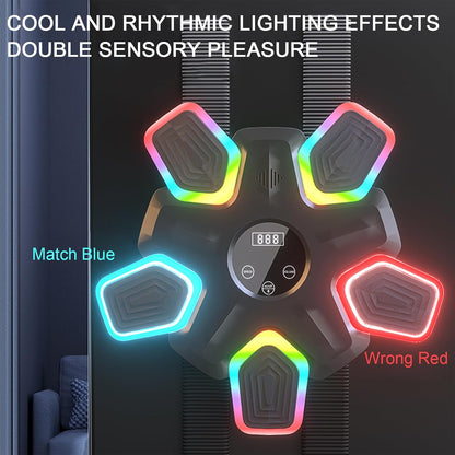 Smart Music Boxing Machine with Gloves (Vibrant LED Edition)