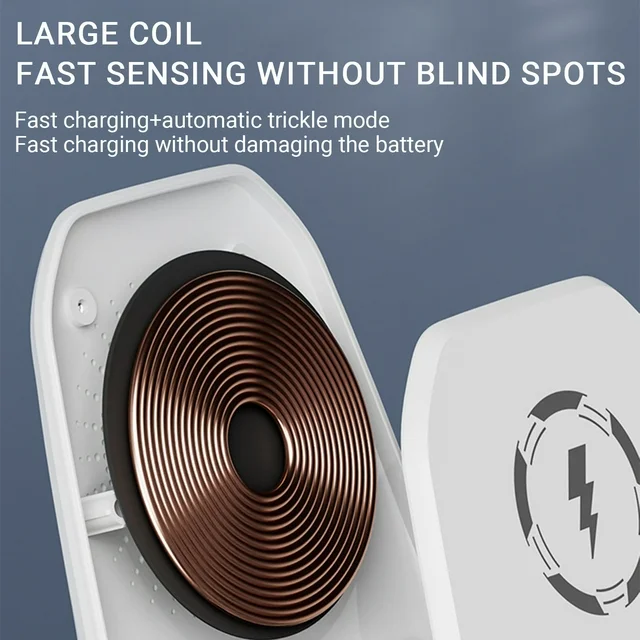 Mini Chair 15W Wireless Charger Stand & Sound Amplifier (2-Pack)