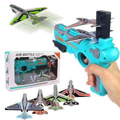 Airplane Toy Plane Ejection Glider Launcher For Kids Outdoors