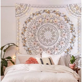 American Retro Floral Tapestry